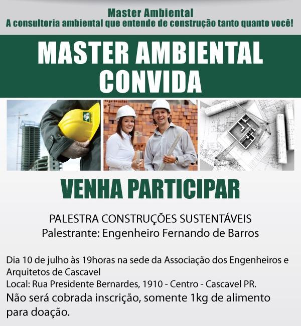 Convite - Construção Sustentável