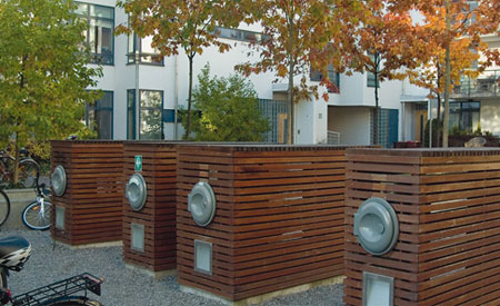 Em Estocolmo sistema à vácuo permite a separação desde à lixeira foto. divulgação