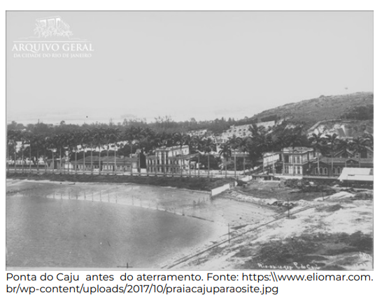 Ponta do Caju antes do aterramento